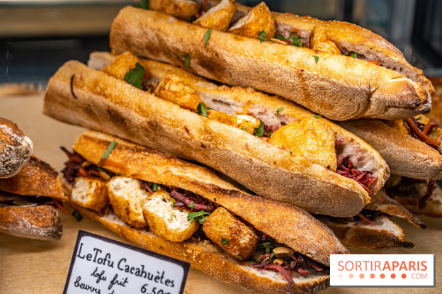 Boulangerie artisanale MieMie, levain et farines anciennes Paris 11e - sandwich végétarien