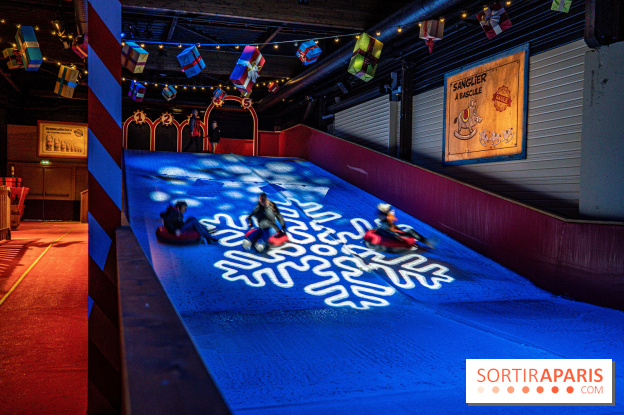 Noël Parc Astérix 2022, les animations - luge