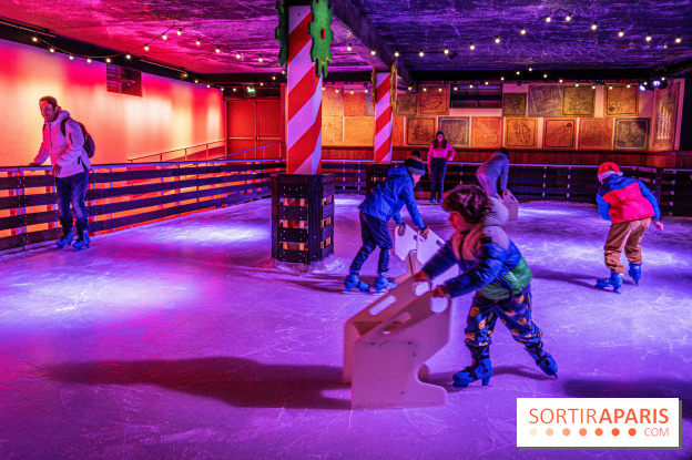 Noël Parc Astérix 2022, les animations - patinoire enfant