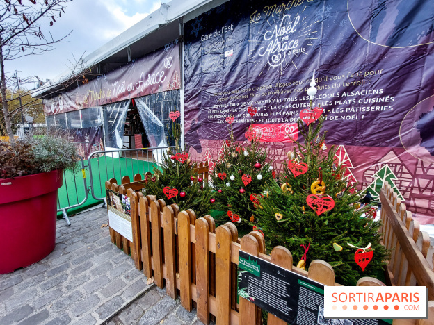 Marché de Noël 2022 alsacien à Gare de l'Est, nos photos