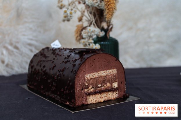 Les bûches de Noël 2022 d'oh oui!, la pâtisserie sans sucres IG bas- buche chocolat