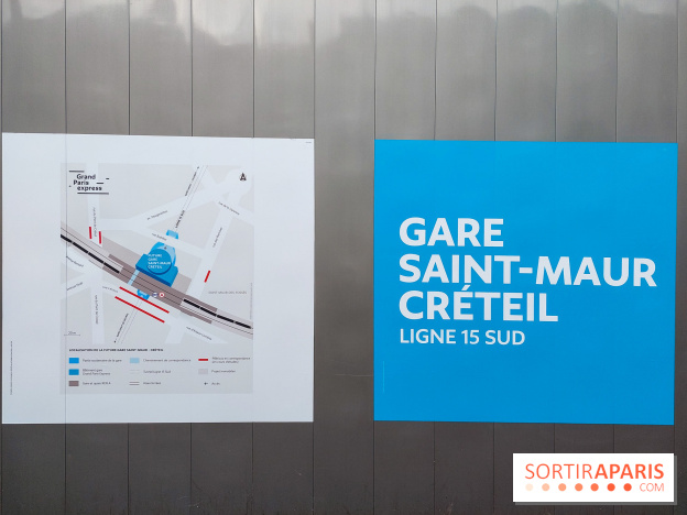 Le Grand Paris Express, visite du chantier de la gare Saint-Maur - Créteil, nos photos