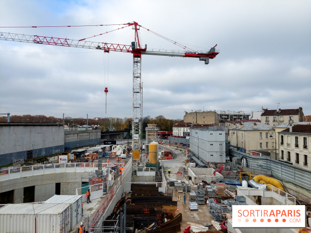 Le Grand Paris Express, visite du chantier de la gare Saint-Maur - Créteil, nos photos