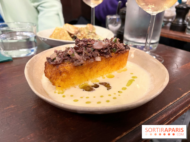 Le Cyrano - Polenta croustillante et olives