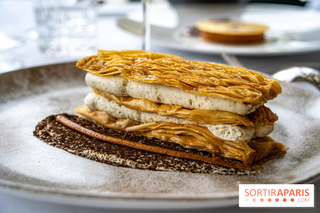 Grande Cascade restaurant 16e - Bois de Boulogne - mille feuille vanille - Joris Vée