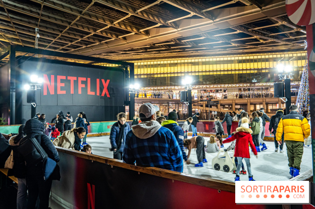 La patinoire de Noël des Halles 2022 - patinoire gratuite 