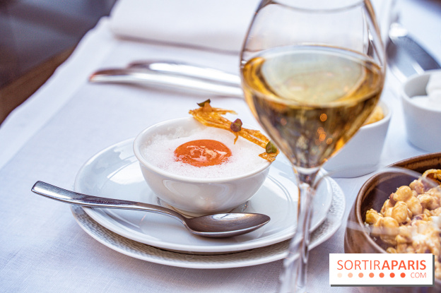 Le tea Time du Joy à l'Hôtel Fouquet's Paris par Anthony Coquereau - pré-dessert - champagne