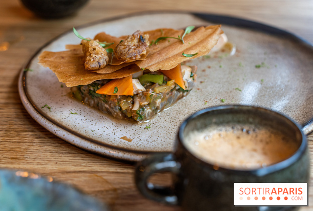 Ambos restaurant Paris - Cristina et Pierre Chomet - tartare de crevette façon pad thaï