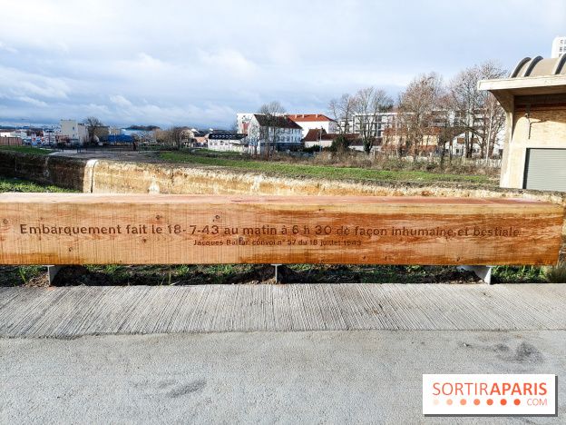 Mémorial de l'ancienne gare de déportation de Bobigny, nos photos