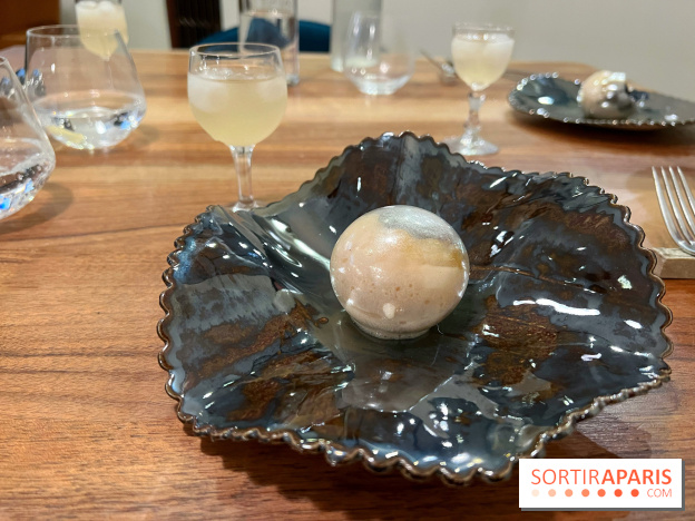 Accents Table Bourse - Dessert bulle coing pomme