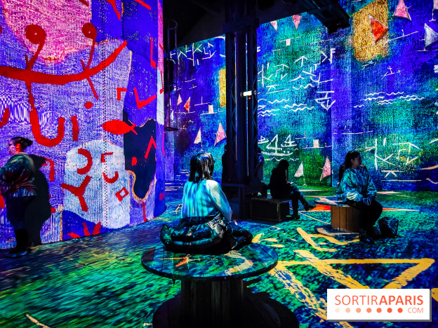 Paul Klee, peindre la musique : l'exposition immersive et insolite de l'Atelier des Lumières, photos - IMG20230216101950