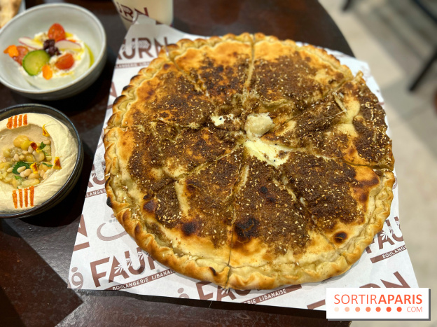 Faurn - Man'ouché royale halloumi zaatar