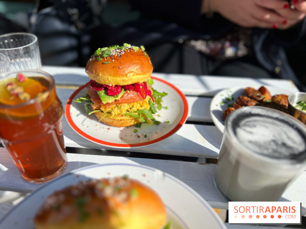 Brunch Princesse Café - Bun saumon avocat