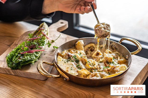 Papa Pool, le restaurant d'Arnaud Delvenne et Stéphane Rotenberg à Clamart - tartiflette
