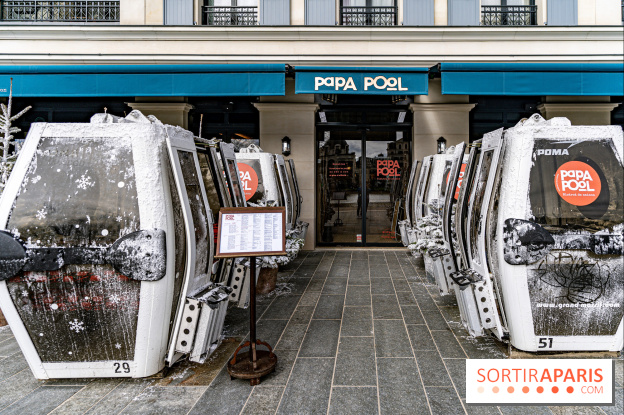 Papa Pool, le restaurant d'Arnaud Delvenne et Stéphane Rotenberg à Clamart - cabanes ski