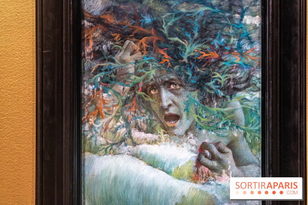 Exposition Pastels, de Millet à Redon au Musée d'Orsay - Lucien Lévy-Dhurmer - Méduse