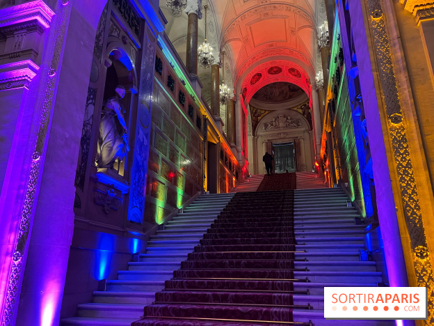 Nuit des Fiertés - Visuel Hôtel de Ville intérieur LGBTQIA+