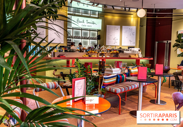 Café Paul Smith, le créateur de mode s'approprie le Café Vert du Printemps Haussmann