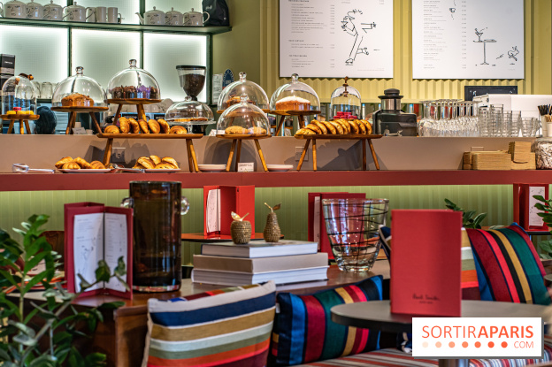 Café Paul Smith, le créateur de mode s'approprie le Café Vert du Printemps Haussmann -  A7C6725