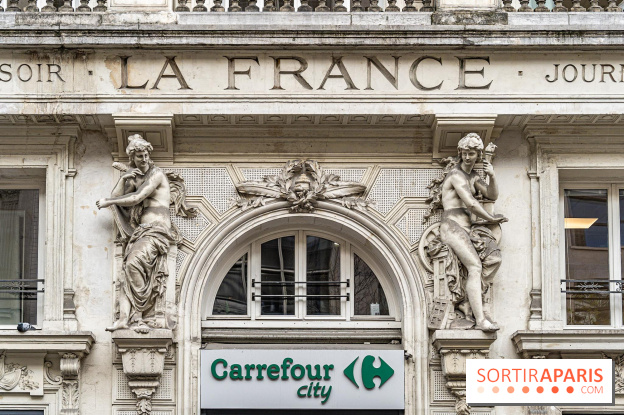 Façade immeuble Journal du Soir - La France -  A7C8669