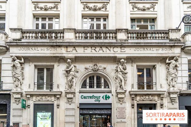 Façade immeuble Journal du Soir - La France -  A7C8668