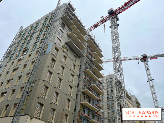 Jeux Olympiques de Paris 2024 : chantier du village des athlètes - IMG 1221