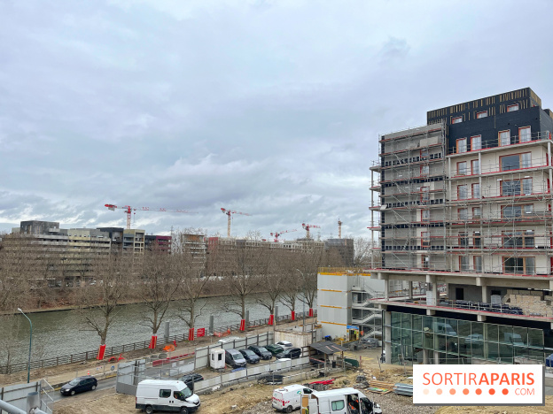 Jeux Olympiques de Paris 2024 : chantier du village des athlètes