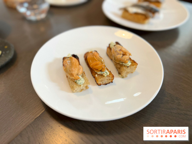 Cèna - Moules et pain grillé