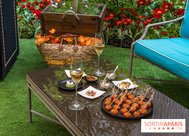 La terrasse cachée du Joy à l'Hôtel Fouquet's 2023 : le jardin de coquelicots - A7C2762