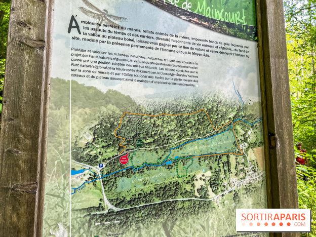 Sentier découverte de Maincourt - Vallée de Chevreuse - parcours vert et orange
