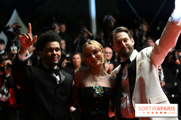 ©Rachid Bellak - Abel Tesfaye (The Weeknd), Lily-Rose Depp et Sam Levinson