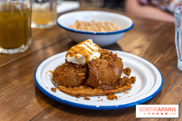 Label Broche restaurant - David Gallienne - Table du Gourmet - Galeries Lafayettes - Top Chef -  tarte tatin