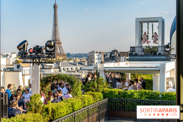 La terrasse en rooftop du Péninsula 2023 - soirée d’inauguration
