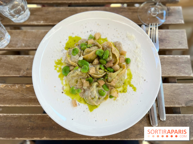 Aglio e Olio - Cappellacci fèves et poire