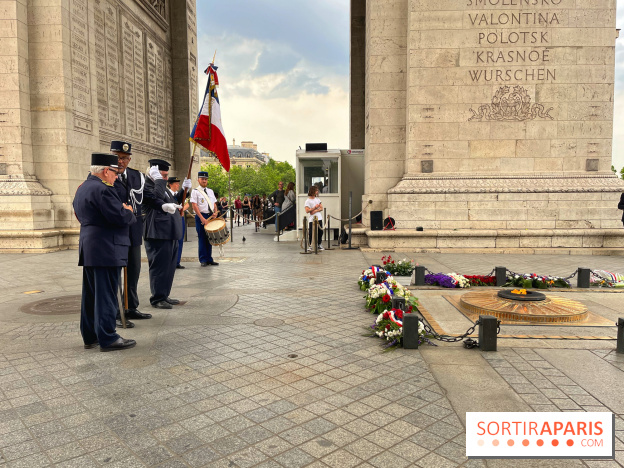 flamme soldat inconnu Arc de Triomphe