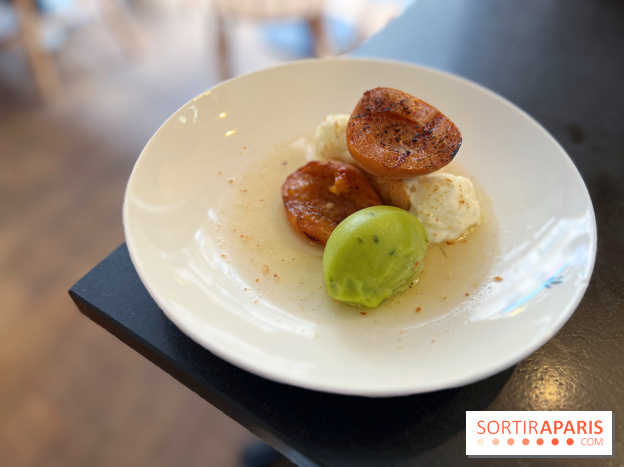 Ardent - Abricots rôtis sorbet estragon