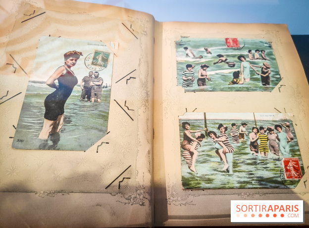 Nouvelles du paradis, la carte postale de vacances : l'exposition ensoleillée au Musée de la Poste - IMG20230905192821