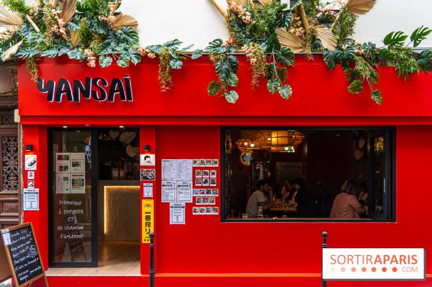 Yansai, restaurant de street Food asiatique rue Gravilliers - Paris 3e -  devanture