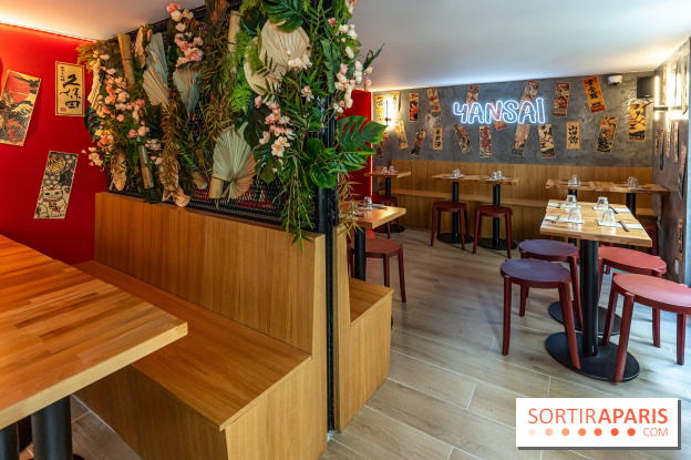 Yansai, restaurant de street Food asiatique rue Gravilliers - Paris 3e -  salle du haut