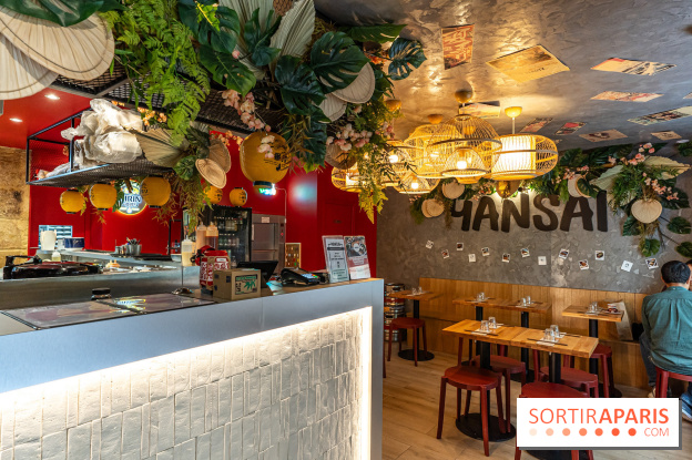 Yansai, restaurant de street Food asiatique rue Gravilliers - Paris 3e -  salle et bar