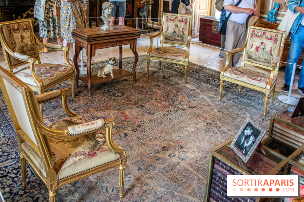 Domaine de Jean-Claude Brialy à Monthyon salon barbara