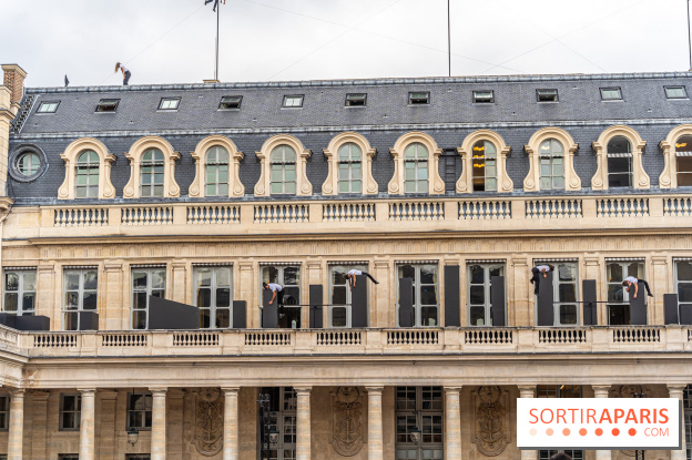 Horizon, le spectacle dans la cours du Palais Royal