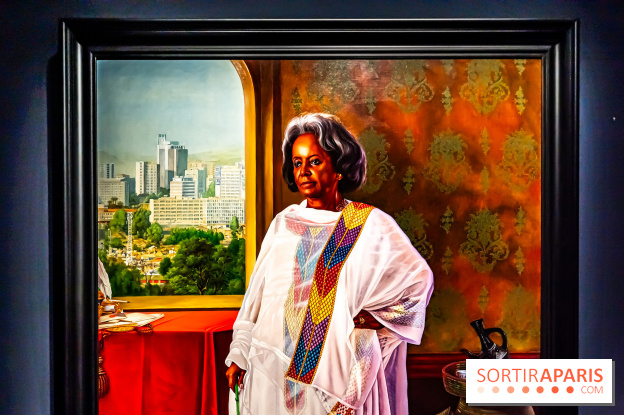 Exposition Kehinde Wiley - Dédale du Pouvoir - Musée du Quai Branly Jacques Chirac - photos  -  A7C2023