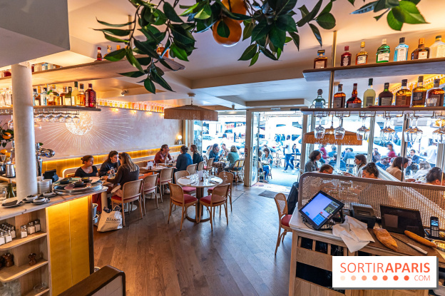 Pomelo bistrot méditerranéen Paris 2 - salle du bas