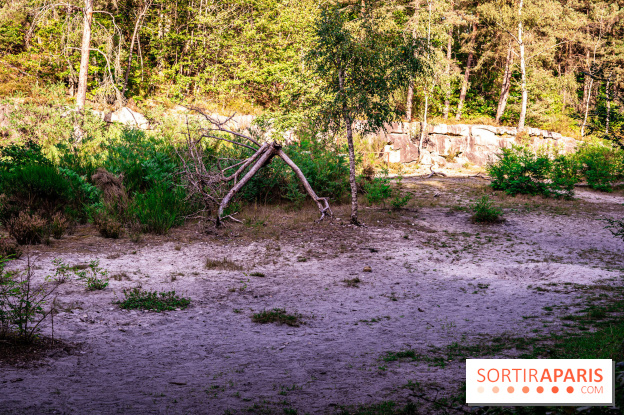 Le sentier des Maréchaux à Senlisse - Vallée de Chevreuse - carrière de sable