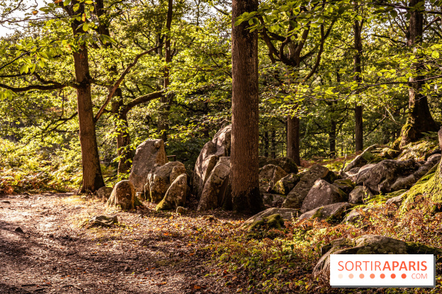 Le sentier des Maréchaux à Senlisse - Vallée de Chevreuse - bloc