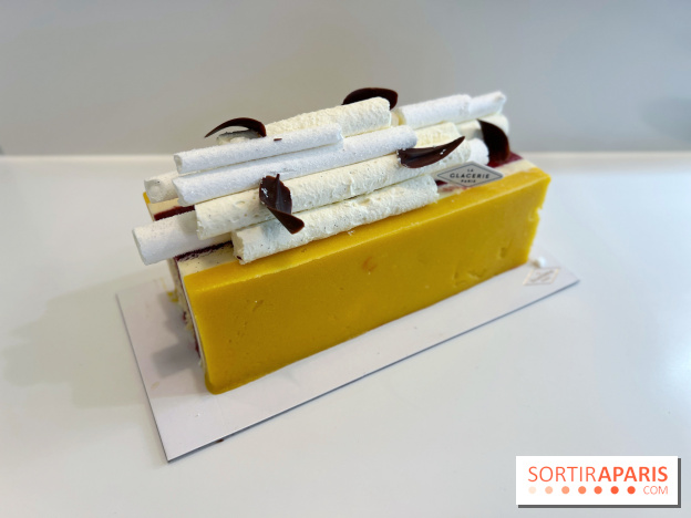 Les bûches de Noël glacées 2023 de David Wesmaël à La Glacerie Paris - DCE4874D 8826 4267 B1C6 EFD723284399