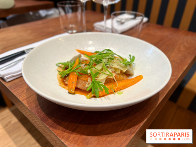 Oktobre - Poisson, carotte, artichaut, harissa