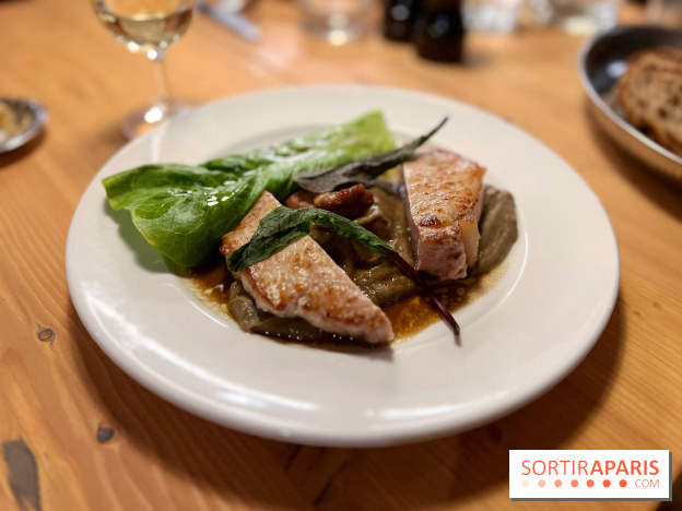 Facette - Carré de cochon, aubergines