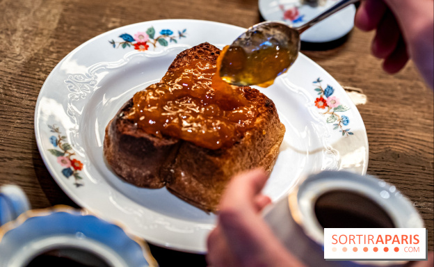 Bistrot Podium, le restaurant festif avec la carte de Glenn Viel -  pain perdu - brioche perdue croustillante à la confiture